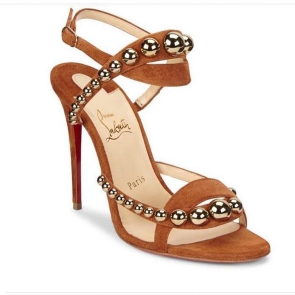 Christian Louboutin Galeria Suede heel size 38 1/2